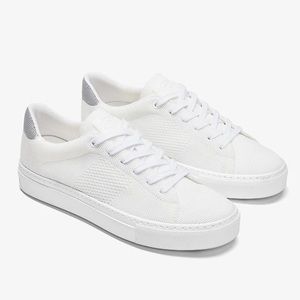 Greats White and Grey Royale Knit Sneakers Size 9